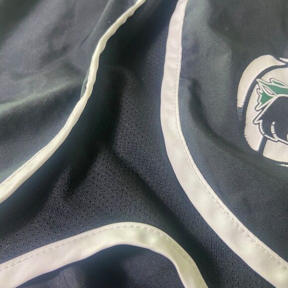 Nike Dri Fit Athletic Shorts Teens Medium Black With‎ White Stripe Volleyball - Picture 8 of 11